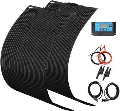 Obrázok produktu pre Solárny panel, flexibilný, 120W, 12V, monokryštalický, určený pre loď a karavan