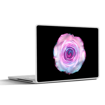 Produktbild von MuchoWow® Laptop Aufkleber Sticker Cover Rose - Abstrakt - Farben 32.5x23.5 cm - Sticker für Laptop - Selbstklebend
