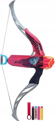 Obrázok produktu pre Luk Nerf Rebelle Pre Dievčatá Ružovo-Čierny + 4 Penové Šípy