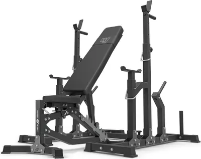 Produktbild von Marbo Sport - Set MS11_2.0 | Doppelseitig verstellbare Hantelbank + verstellbare Ständer