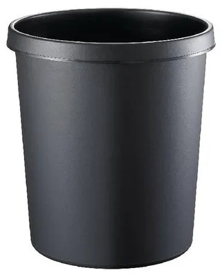 Produktbild von helit Papierkorb 18,0 l schwarz