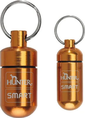Produktbild von HUNTER Hunde Adresshülse groß orange 1 Stk. Ø1,5cm