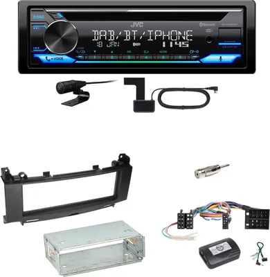 Produktbild von JVC KD-DB922BT Bluetooth DAB Einbauset für Mercedes A B Klasse W169 W245