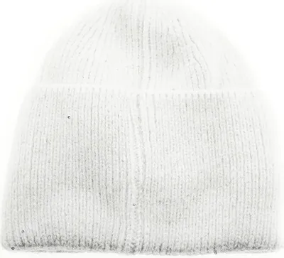 Produktbild von Bestickte Wintermütze ideal für kalte Tage mit Innenfutter für Damen OneSize Weiß