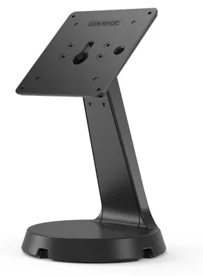 Immagine prodotto di Compulocks VESA Mast Counter Stand - supporto - per tablet - VESA - alluminio di alta qualità - nero - dimensioni dello schermo: fino a 50,8 cm (fino a 20 pollici) - da banco, indipendente
