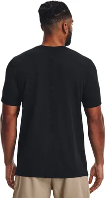 Obrázek produktu pro Under Armour Men's UA Seamless Grid Short Sleeve Black/Mod Gray M Fitness tričko
