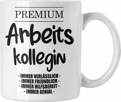 Produktbild von Trendation - Lieblingskollegin Premium Kollegin Lustige Tasse für Kollegin zum Geburtstag als Geschenk mit Sprüchen (Weiß)