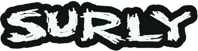 Zdjęcie produktu dla Naklejka z logo Surly, 61x14cm