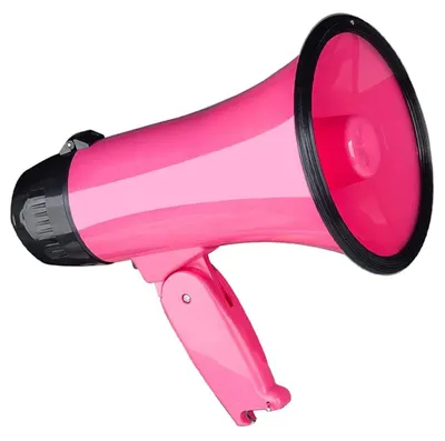 Productafbeelding van Camppy 25 Watt compacte megafoon-luidspreker, PA-systeem - met ingebouwde sirene
