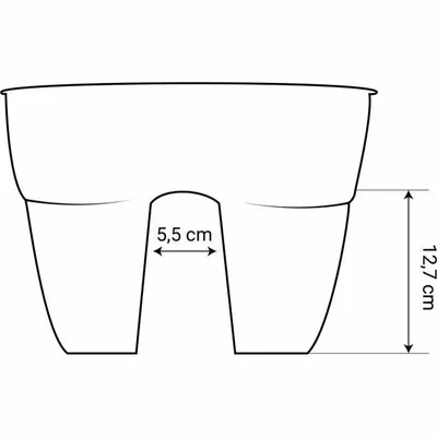 Image de Pot à plantes EDA Vert Plastique Ovale Moderne