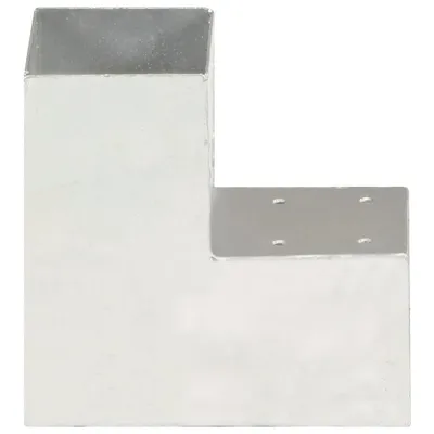 Produktbild von vidaXL Pfostenverbinder L-Form Verzinktes Metall 91 x 91 mm
