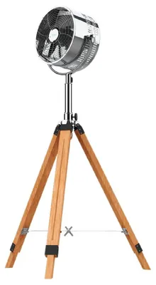 Obrázok produktu pre Cecotec EnergySilence 1200 Woody, Domáci lopatkový ventilátor, Kovová, Drevo, Podlaha, Drevo, 30 cm, AC