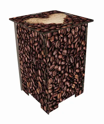 Produktbild von Photo-Hocker Kaffeebohnen
