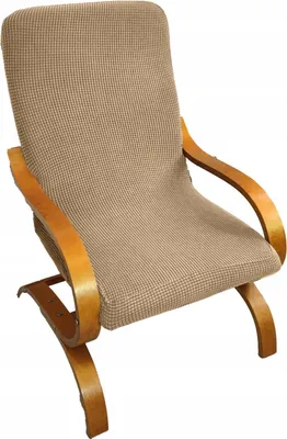 Produktbild von MEBLE ODNOWA, Jacquardbezug, Jacquard-Sesselbezug, Finka-Sessel, Kaffeebraun, Schonbezug, Formstabil, Elastisch, Strapazierfähig, Maschinenwaschbar