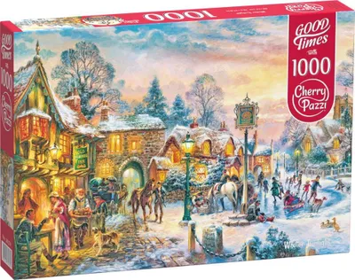 Produktbild von CHERRY PAZZI Puzzle Dämmerung im Winter 1000 Teile