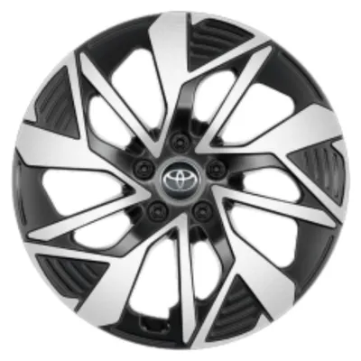 Produktbild von TOYOTA Bz4x Polierte Aluminiumfelge schwarz 18 PW457-42004-MB OE