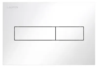 Immagine prodotto di LAUFEN INEO Plaque de déclenchement Horizon, pour élément de WC, commande à deux quantités, H9001110000001, H9001110000001
