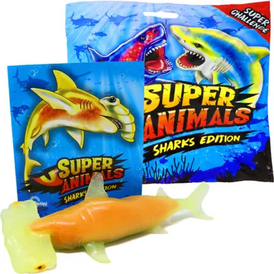 Produktbild von DeAgostini Super Animals - Sharks Edition - Sammelfigur Hai - Figur 12. Weißflossen-Hammerhai (Selten Leuchtet+Farbwechsel)
