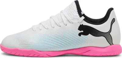 Produktbild von Puma Kinder Fussballschuhe Future 7 Play IT Jr. - 107739, Farbe:Weiß, Kinder Schuhe:37