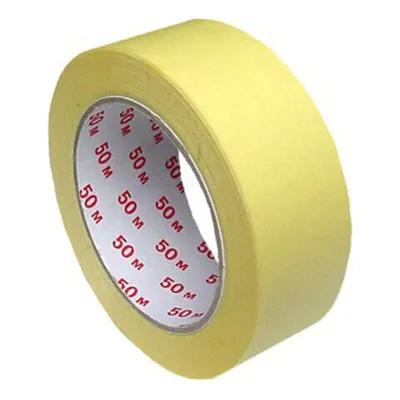 Produktbild von 24x Kreppband Kreppklebeband Abdeckband CLASSIC gelb 38mm x 50m
