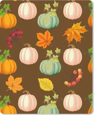 Produktbild von MuchoWow® Mauspad Mousepad Herbst - Kürbisse - Muster 30x40 cm - Mousepads - Maus Mat - Pad - Mausunterlage - Mausmatten