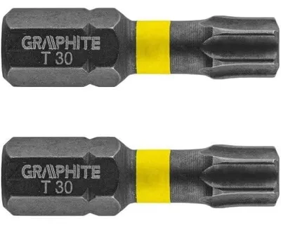 Zdjęcie produktu dla GRAPHITE Bity udarowe TX30 x 25 mm, 2 szt.