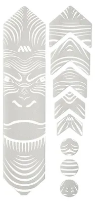 Immagine prodotto di AMS Honeycomb Frame Guard Basic Ape Adesivi protettivi per telaio scuro scimmia bianca AMSFG1WHAP
