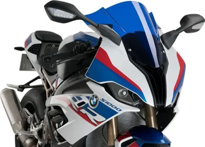 Image de PUIG z-racing blue screen 445x425mm ABE approved for Bmw