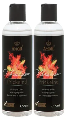 Vibratissimo Vibratissimo Play Gel Frizzante 2x250 ml | Lubrificante con – immagine 1