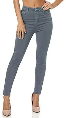 Zdjęcie produktu dla Legginsy damskie z wysokim stanem ciemnoszare elastyczne 3XL