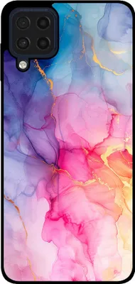 Zdjęcie produktu dla Etui na telefon Smartphonica pasujące do Samsung Galaxy M53 5G z marmurowym nadrukiem - etui z TPU z marmurowym wzorem - Rainbow