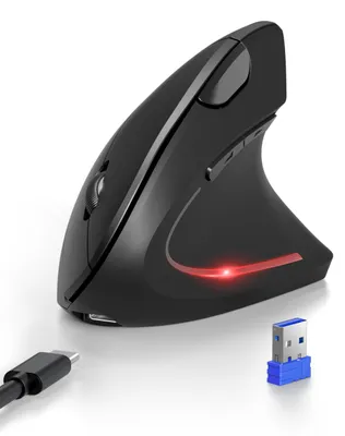 Obrázok produktu pre Bezdrôtová, vertikálna, ergonomická myš, s možnosťou nabíjania
