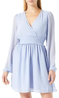 Productafbeelding van ALLEEN Damen Onlella Lyng Ls Jurk, Wvn Cs, Eventide, S