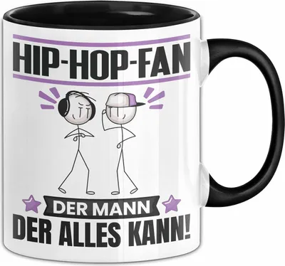 Produktbild von Hip-Hop-Fan Tasse Geschenk für Hip-Hop-Fan Der Mann Der Alles Kann Geschenkidee zum Geburtstag (Schwarz)