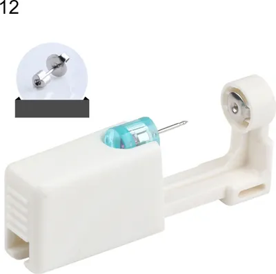 Produktbild von Ohrpiercer, Einweg-Piercing, Edelstahl, schmerzfrei, robustes Piercing-Gerät für den Alltag-12