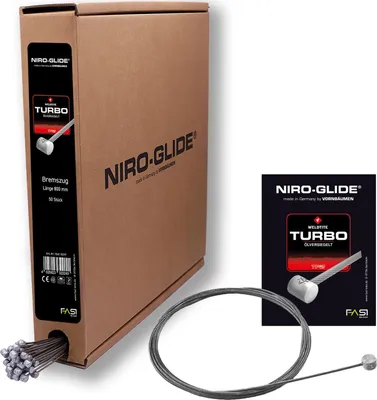 Produktbild von Niro-Glide Turbo Bremsinnenzug, Ø1,5 x 800mm, Edelstahl, Werkstattverpackung, AS  (BOX 50 St)