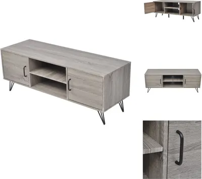 Produktbild von vidaXL TV-Schrank Grau 120x40x45 cm Grau -  TV-Möbel