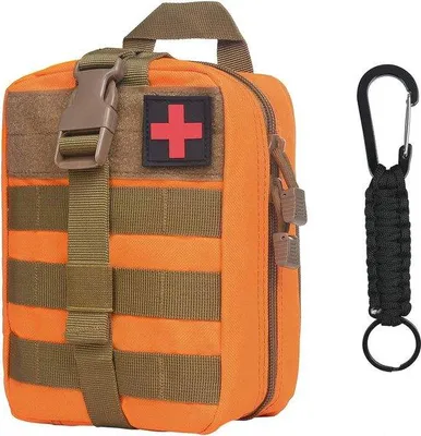 Produktbild von Unyqoos® Taktische Molle-Gürteltasche 18 x 12 x 4 cm, 1000D Oxford wasserfest, mit Karabinerhaken – kompakte Heuptasche für Camping, Wandern, Klettern & Reisen, Smartphones bis 15,7 cm