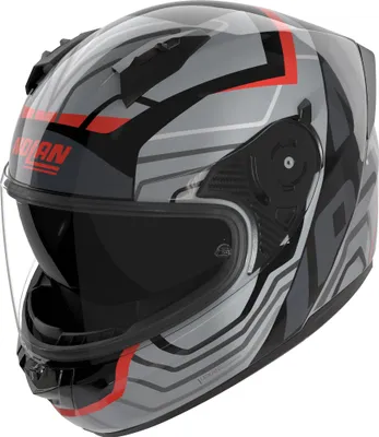 Image de Casque Nolan N60-6 Eclettico, noir/gris/rouge, XS (55)