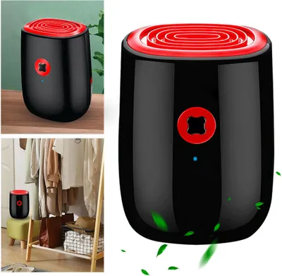 Obrázek produktu pro 800ml Mini elektrický odvlhčovač Čistič přenosný vysoušeč vzduchu Odvlhčovač budovy Sušička pokojů Odvlhčovač 22W pro domácnost