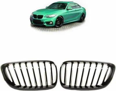 Produktbild von Sport-Performance Kühlergrill passend für BMW 2er F22 F23 passend Schwarz Glanz auch M2
