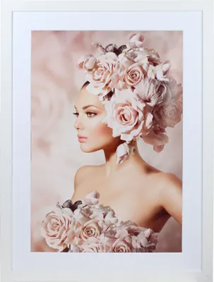Produktbild von 5er Pack Holz Bilderrahmen Foto Plexi Rahmen Acryl Collage Wanddeko Poster S215 - Farbe: Weiß | Format: 50x70