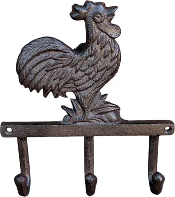 Immagine prodotto di Gancio da parete Gallo in ghisa