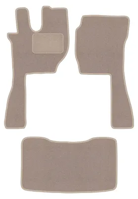 Produktbild von Velours-Fußmatten für Volvo FH16- 4 generacja 2012- (Automatik) – 4-tlg, Beige, passgenau – Wielganizator LUX