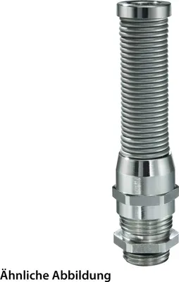 Image de Raccord WISKA avec protection anti-pliage M40x1,5, joint torique inclus Laiton (CuZn) nickelé Longueur du filetage 8,0 mm - 1 pièce