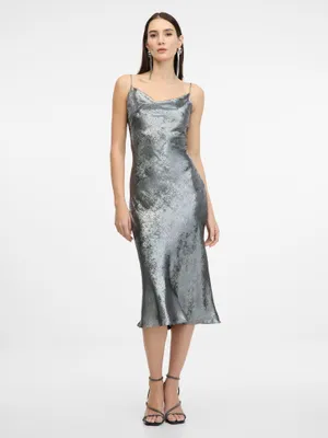 Produktbild von Orsay Silbernes Damenkleid mit Trägern 1001270633000__42