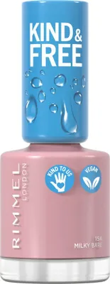 Produktbild von Rimmel Kind & Free, 8 ml, Pink, Milky Bare, Färbung, Glanz, Flasche