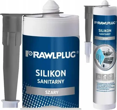 Immagine prodotto di Silicone sanitario grigio, 300 ml