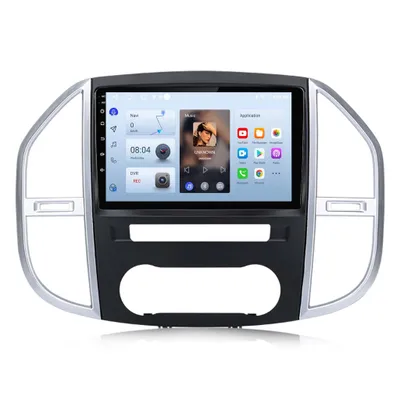 Image de Autoradio Andriod 15 pouces Carplay Andriod pour Mercedes Benz Vito 3 W447 2014-2020 GPS Navi WIFI Bluetooth FM RDS SWC DSP 2Din 4 cœurs 2+64 Go USB