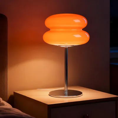 Produktbild von Nachttischlampen, LED Tischlampe, Dimmbare kuppelförmige Tischleuchte, 3 Lichtfarben Schreibtischlampe, Dekotischlampe, USB  Nachttischlampe